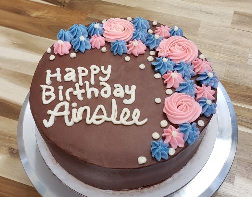 Gluten Free Chocolate Cake Decorated